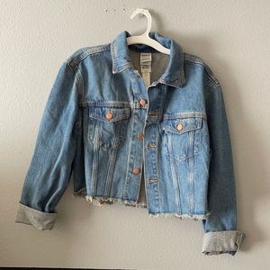 Brand new PINK denim jacket